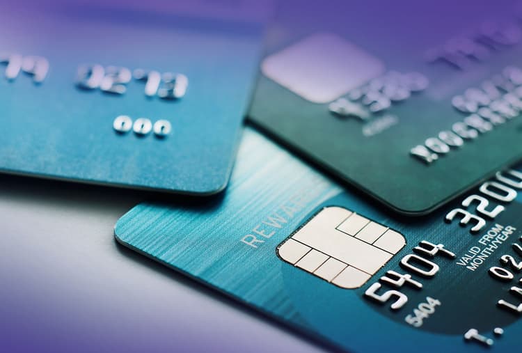 Image of credit and debit cards